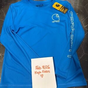 Carhartt Bright Blue Logo Shirt SPF